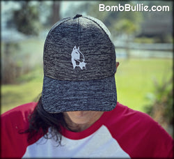 Bull Terrier Hat - Black Heather