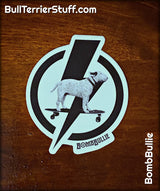 Sk8r Bullie Sticker - Bull Terrier Sticker